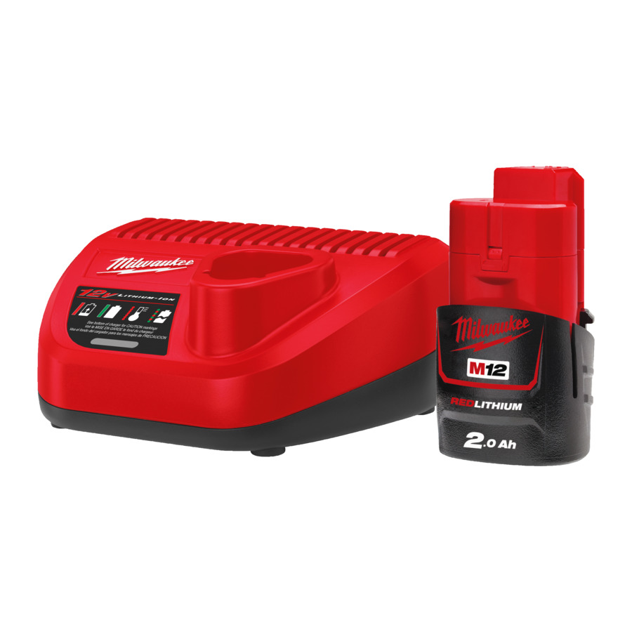 M12NRG-201 NRG KIT IN2 Chargeur + 1 batterie - M12 - MILWAUKEE®
