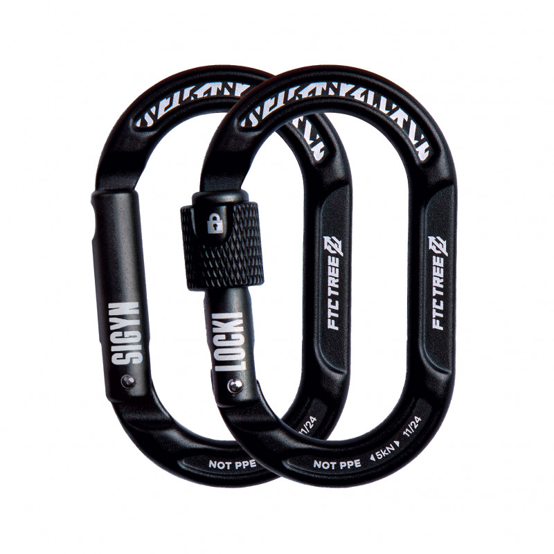 Mousquetons accessoires - Porte matériel - Lot de 2 - LOCKI + SIGYN - FTC TREE®