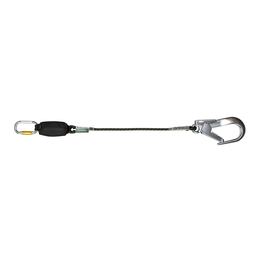 Longe antichute simple avec absorbeur, mousqueton alu triple action et MGO alu - DYNAPRO AIR HOOK - BEAL®