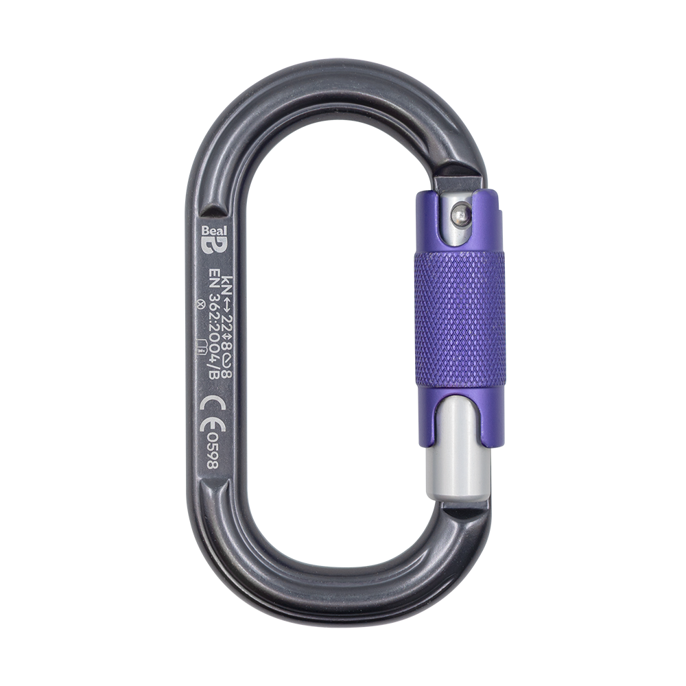 Mousqueton alu ovale - Triple action - O'LIGHT 3-MATIC - BEAL®