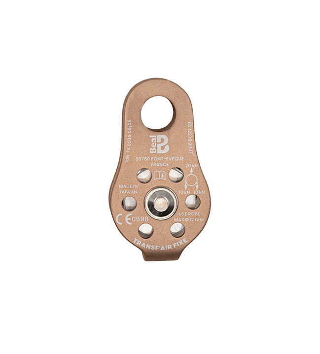 Poulie simple à flasques fixes compacte - TRANSF'AIR FIXE - BEAL®