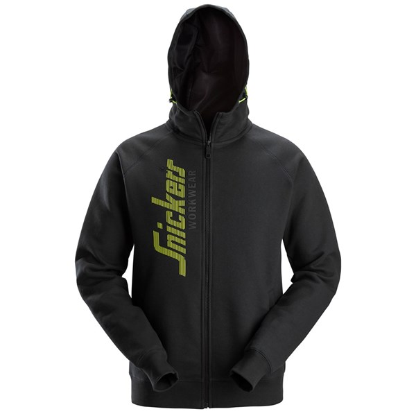 Sweat-shirt à capuche avec logo et fermeture à glissière pleine longueur - SNICKERS WORKWEAR®