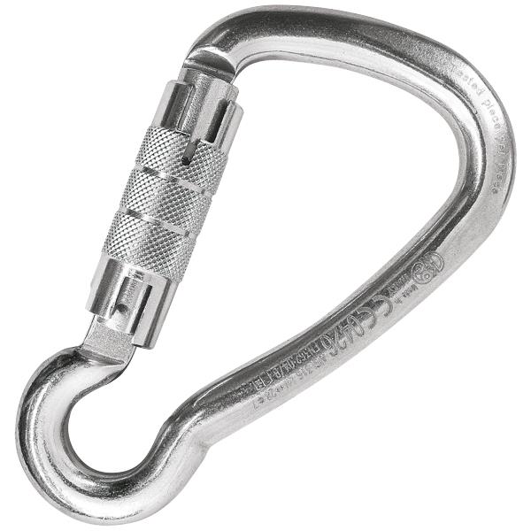 Mousqueton asymétrique en acier inoxydable double action - HARNESS - KONG®
