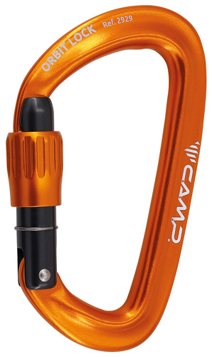 Mousqueton compact alu en D - À vis - ORBIT LOCK - CAMP®