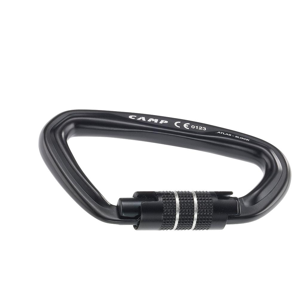 Mousqueton alu en D - Double action - ATLAS 2LOCK - CAMP®
