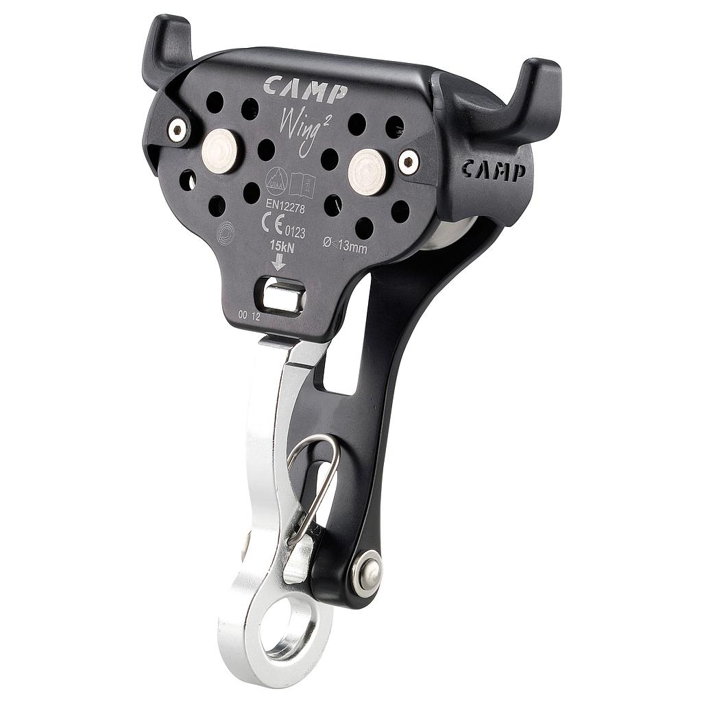 Poulie double RàB pour tyroliennes sur corde et câble - WING 2 - CAMP®