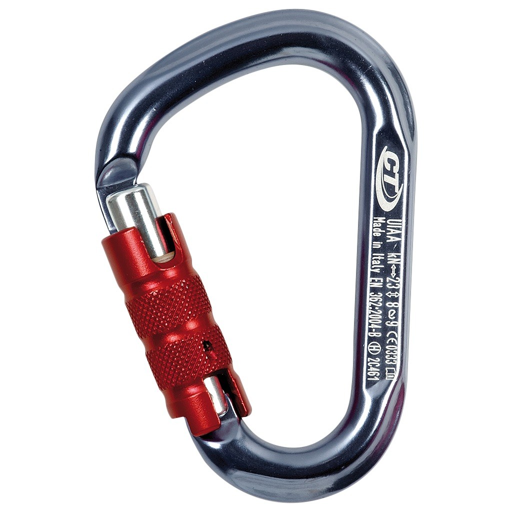 Mousqueton alu en poire - Triple action - SNAPPY TG - CLIMBING TECHNOLOGY®