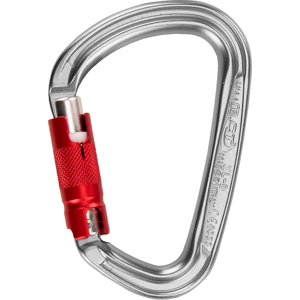 Mousqueton alu en poire ouverture de 28mm - Triple action - XL-D - CLIMBING TECHNOLOGY®