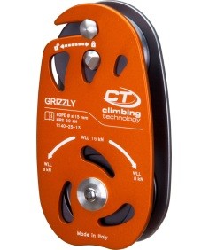 Poulie de démontage verrouillage auto (ø15 max) - GRIZZLY - CLIMBING TECHNOLOGY®