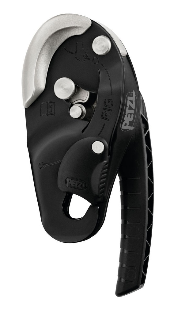 Descendeur auto-freinant compact - RIG - PETZL®