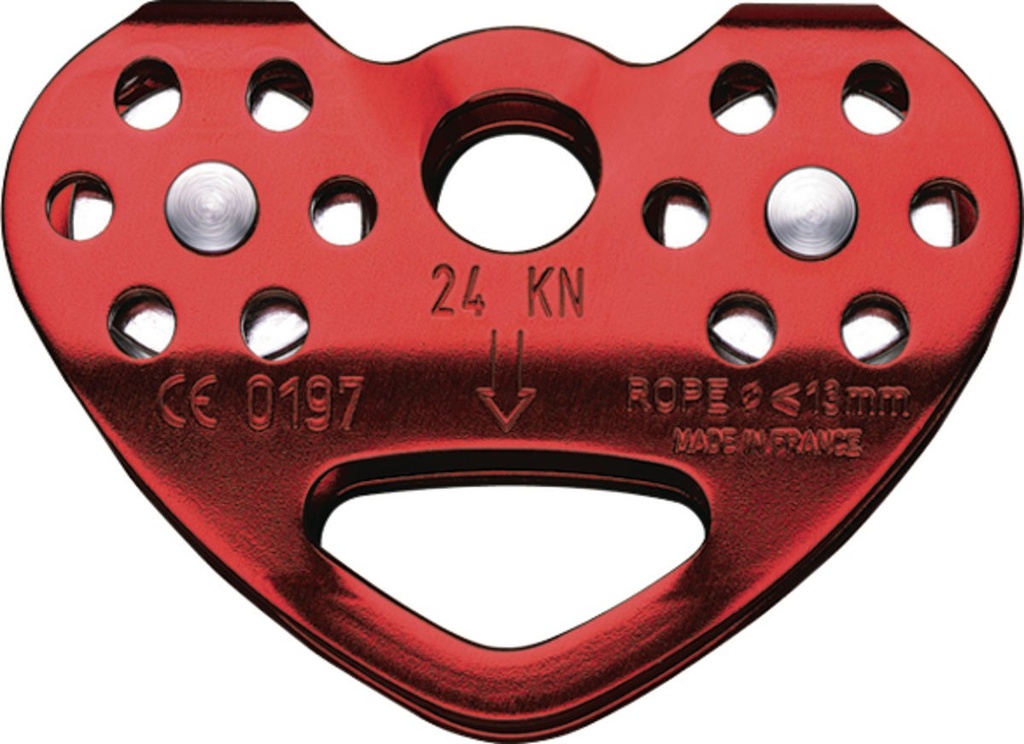 Poulie double pour tyroliennes sur corde - TANDEM - PETZL®