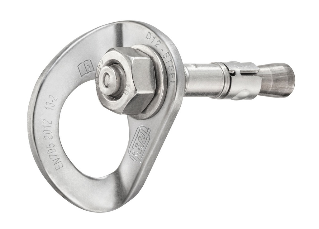 Plaquettes d'ancrage + goujon - COEUR BOLT STEEL (boîte de 20) - PETZL®