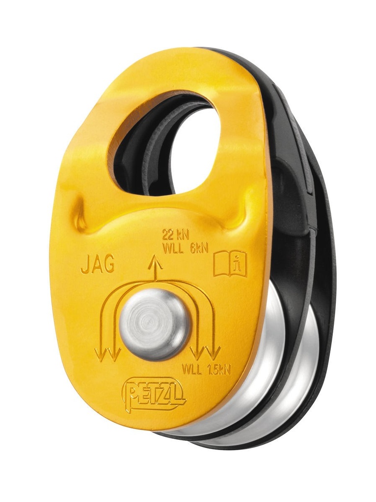 Poulie double RàB à flasques mobiles - JAG - PETZL®