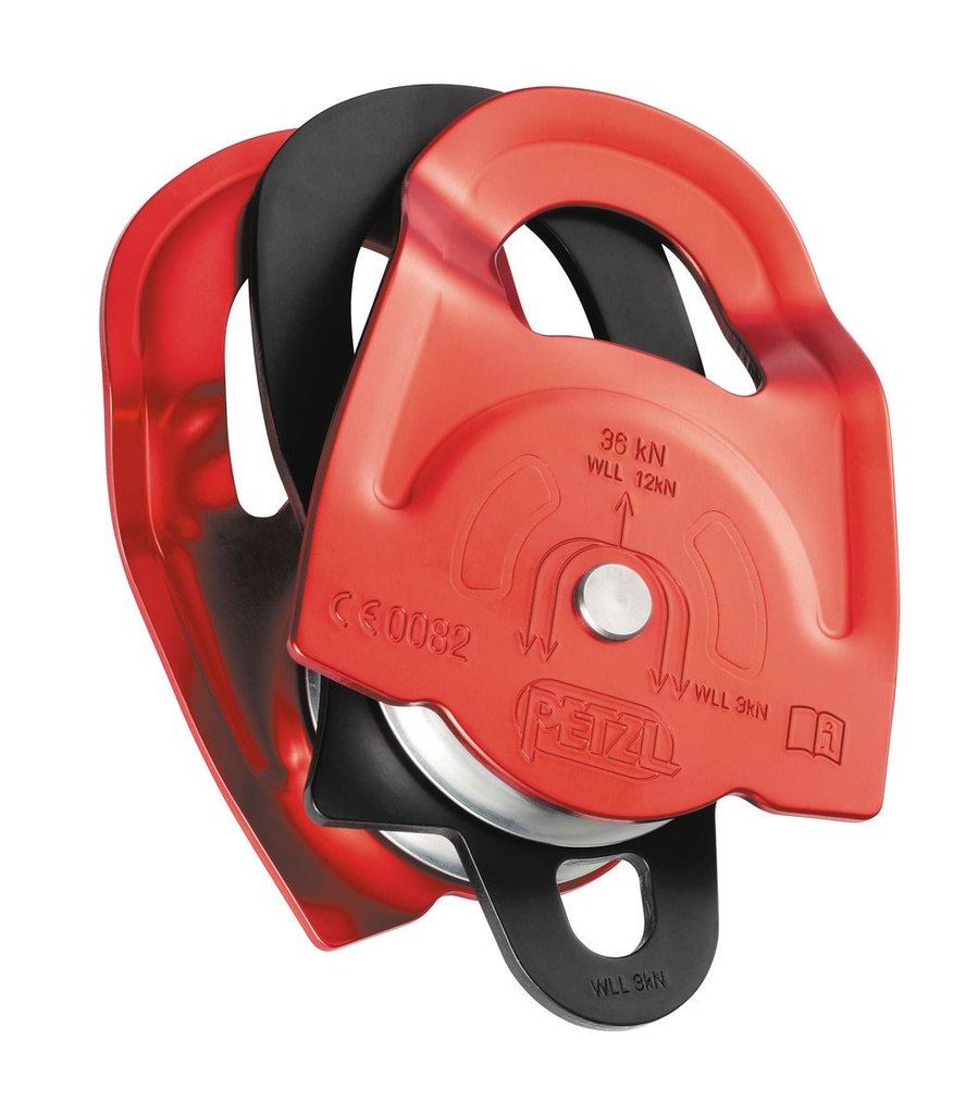 Poulie double RàB à flasques mobiles Prusik - TWIN - PETZL®