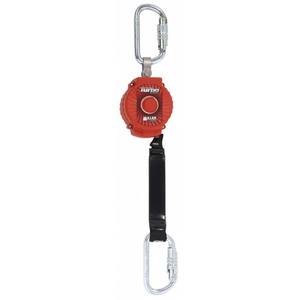 Longe antichute à rappel automatique - 2 mousquetons 1/4 de tour - TURBOLITE - MILLER® (Longueur: 2 m)