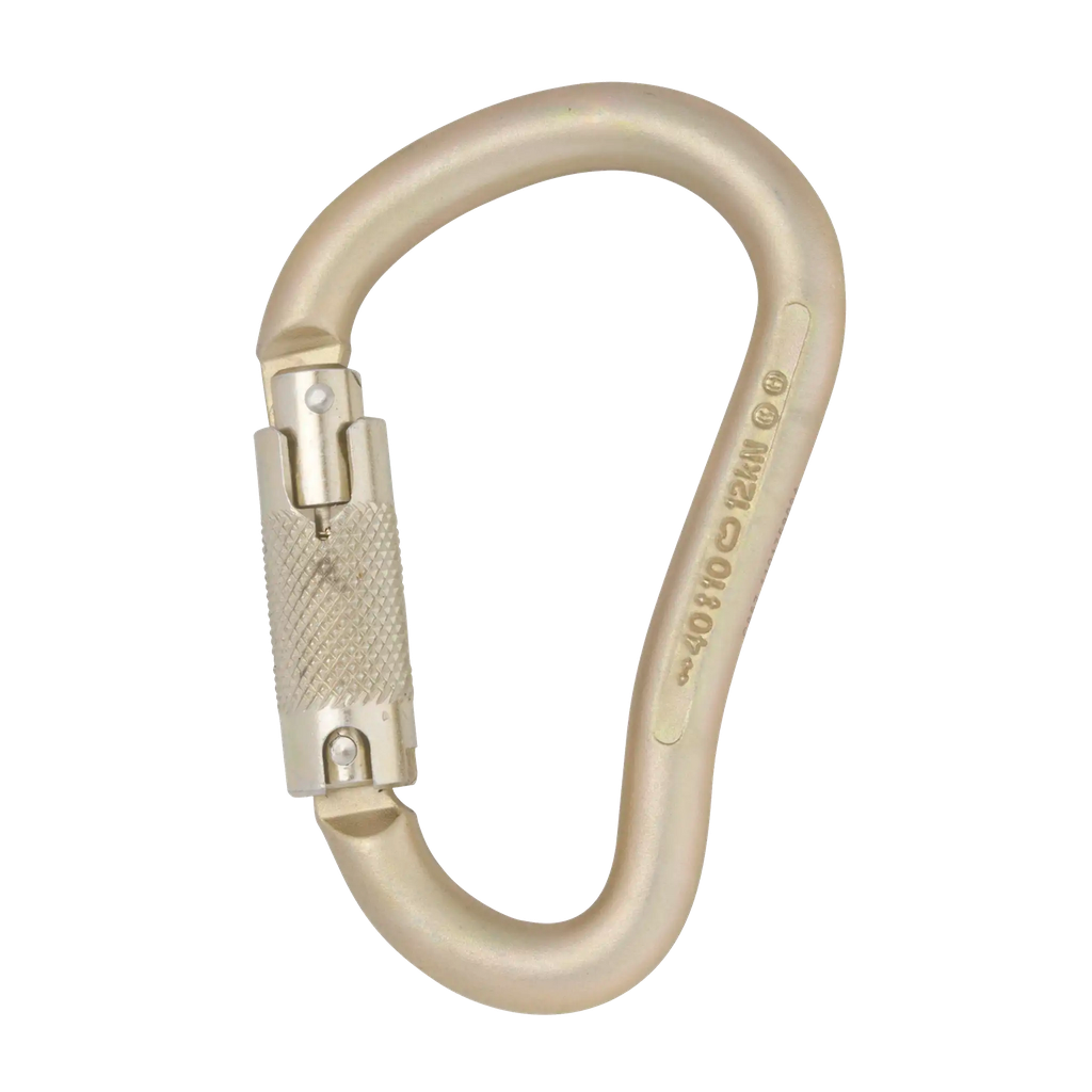 Mousqueton acier en poire grande ouverture - Triple action - BOA STEEL LOCKSAFE - DMM®