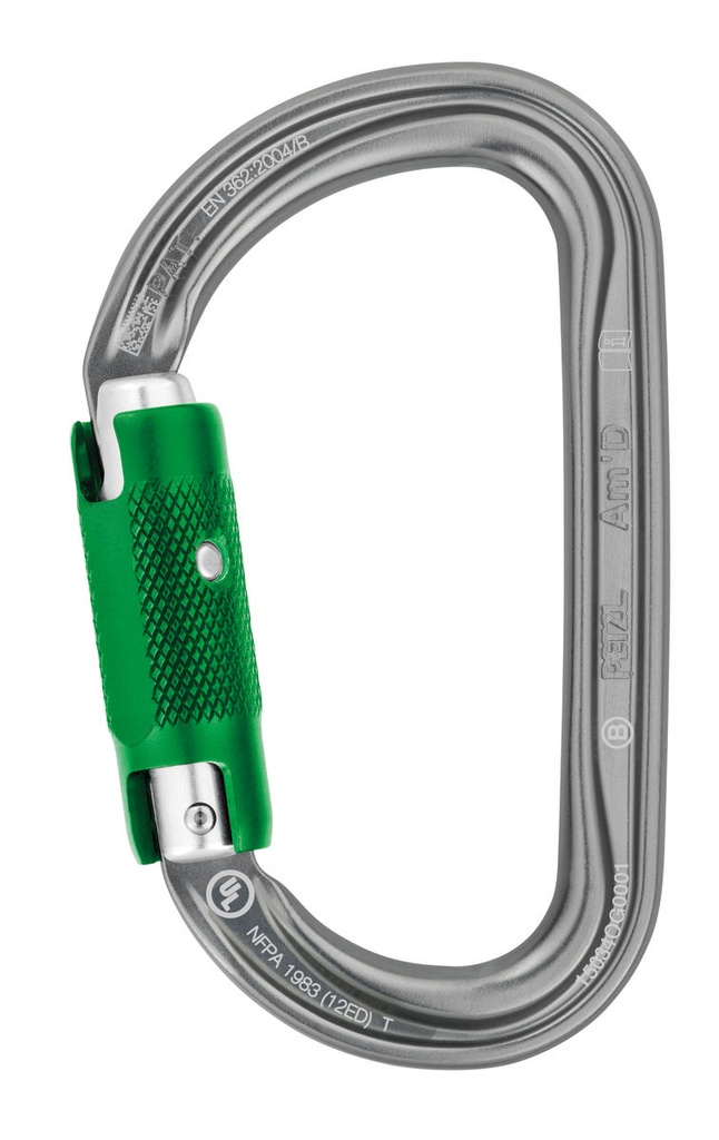 10 Mousquetons - AM'D PIN-LOCK - PETZL®