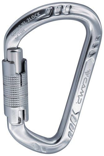 Mousqueton en alliage d'aluminium - Double action - GUIDE XL 2LOCK - CAMP®