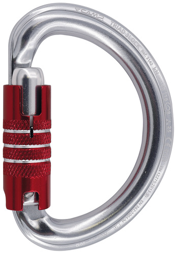 Mousqueton alu demi-rond - Triple action - TRIAD 3LOCK - CAMP®