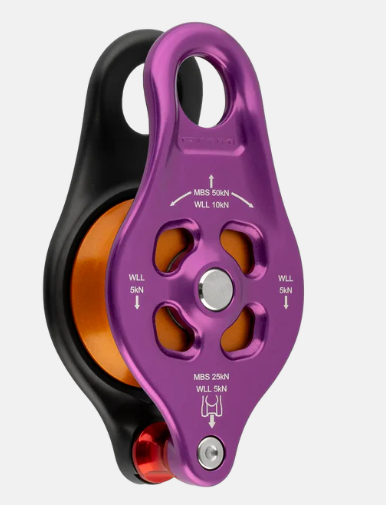 Poulie simple RàB à flasques fixes avec ancrage sur roulement à bille - PINTO RIG 2 - DMM®