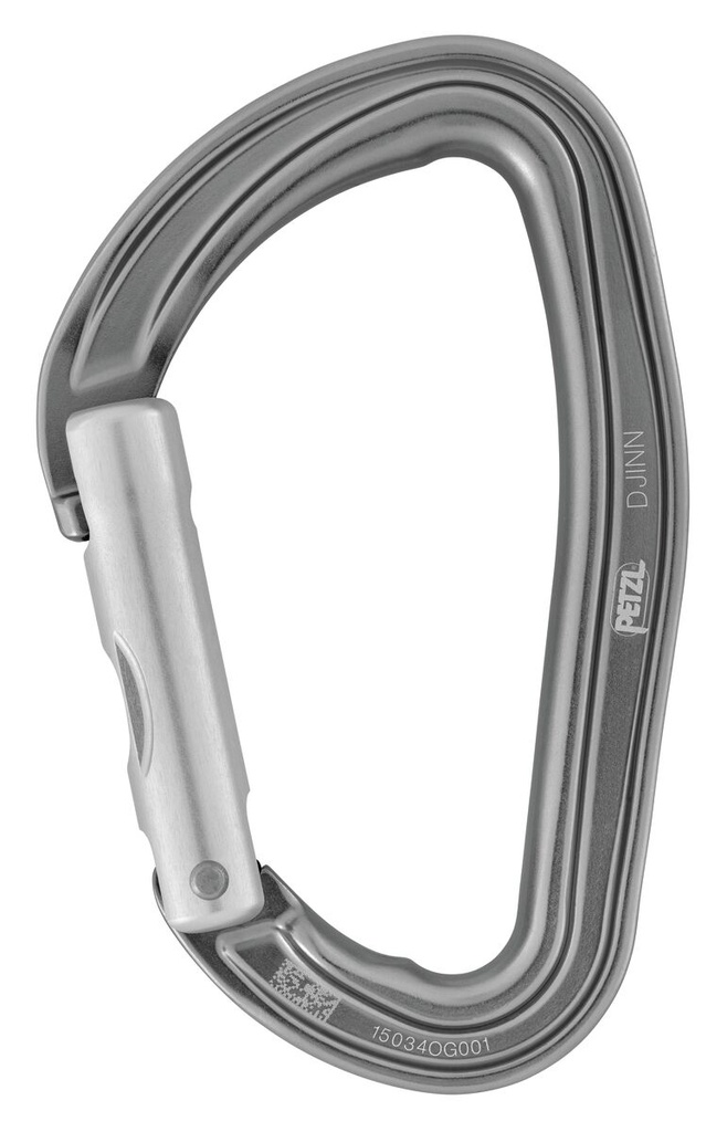Mousqueton alu léger doigt droit - SANS VERROUILLAGE - DJINN DROIT  - PETZL®