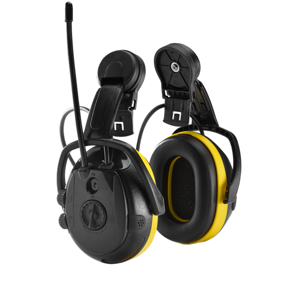 Coquilles antibruit avec écoute active et radio AM/FM - SECURE 2C REACT - HELLBERG®