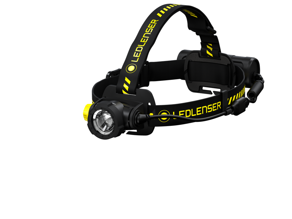 Lampe frontale - rechargeable - 600 lumen (Boost 1000 lumen) - IP67 - focus - lumière naturelle - H7R Work - LEDLENSER®