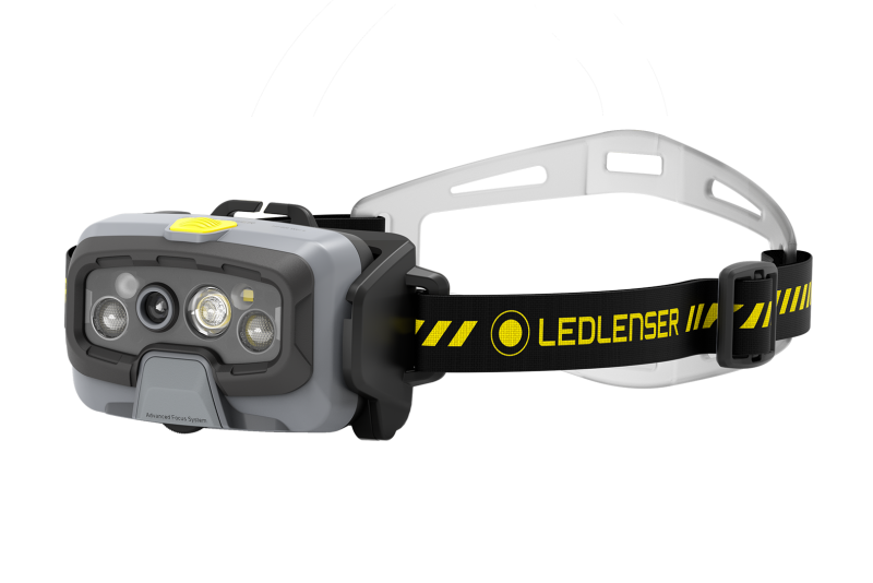 Lampe frontale intelligente - rechargeable - 900 lumen (Boost 1600 lumen) - IP68 - faisceau adaptif - HF8R Work - LEDLENSER®