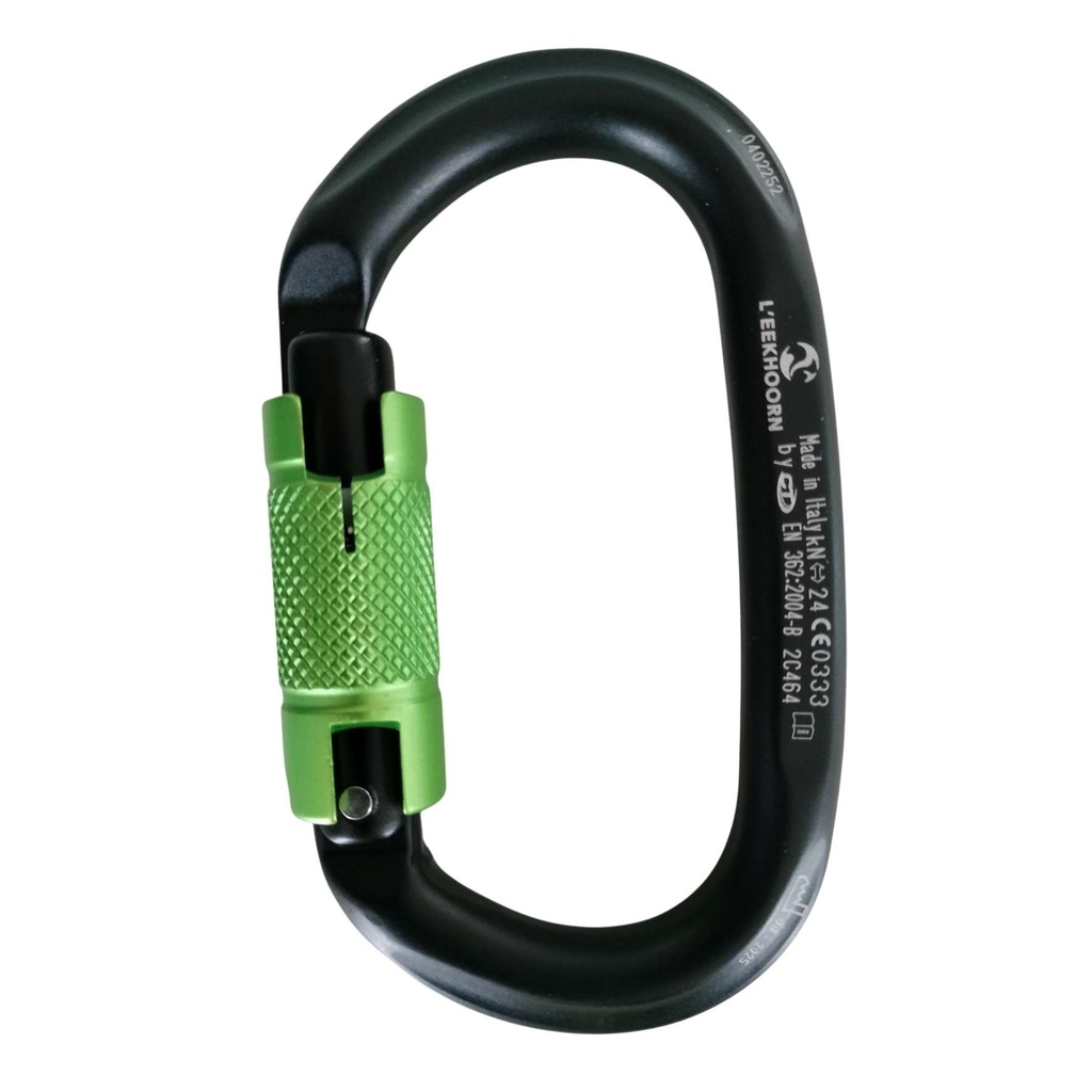 Mousqueton alu ovale - Double action - TWONUTS - L'EEKHOORN®