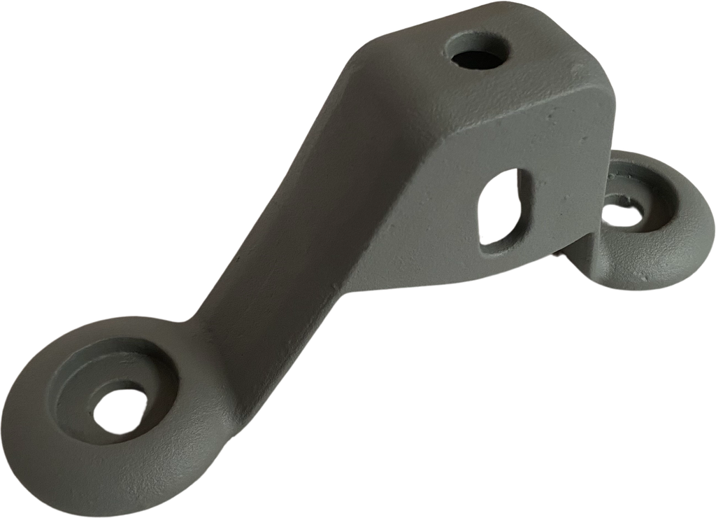 Platine d’extrémité murale 2 points pour ligne de vie - acier E24 - LISY®