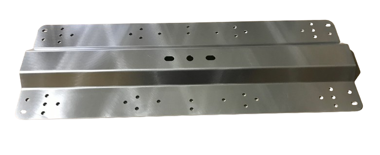 Platine de fixation sur bac aluminium - 780 mm x 280 mm - LISY®