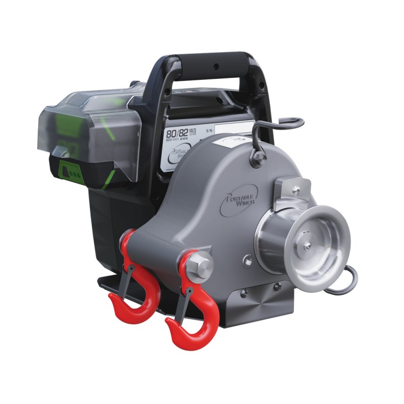 Treuil tirage 3000 a batterie 80/82v