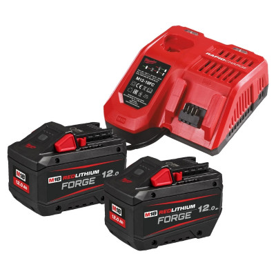 Pack chargeur + 2 Batteries M18™ 12.0 Ah FORGE™ - MILWAUKEE®