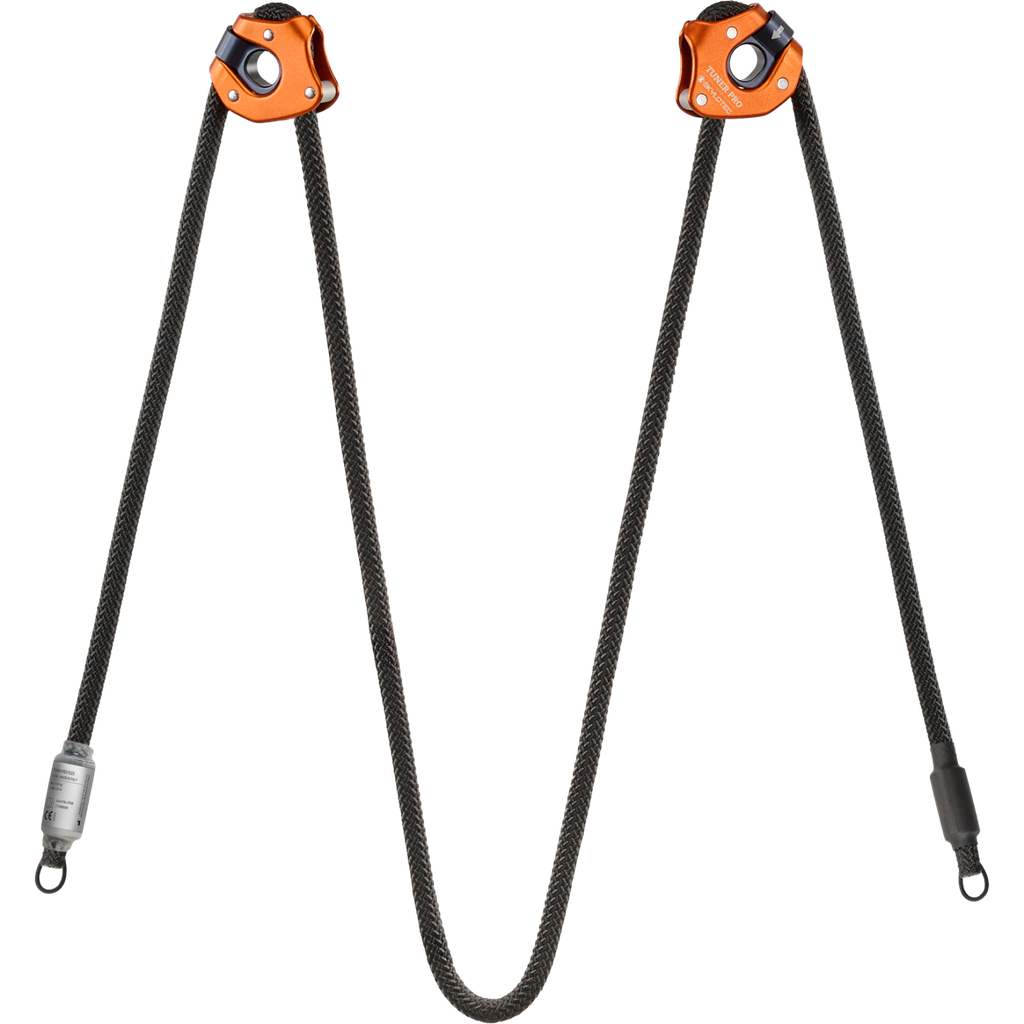 Longe double de maintien et de progression en Y réglable sans terminaison cousue - TUNER PRO FLEX - SKYLOTEC®