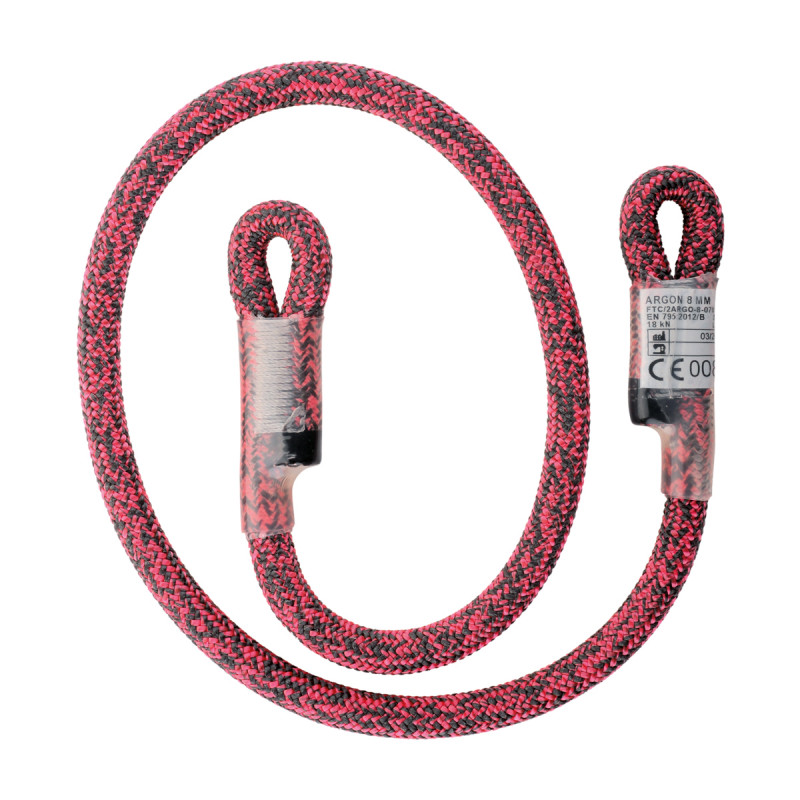 Prusik - 2 boucles cousues - EN 795B - ø8mm - ARGON - FTC TREE®