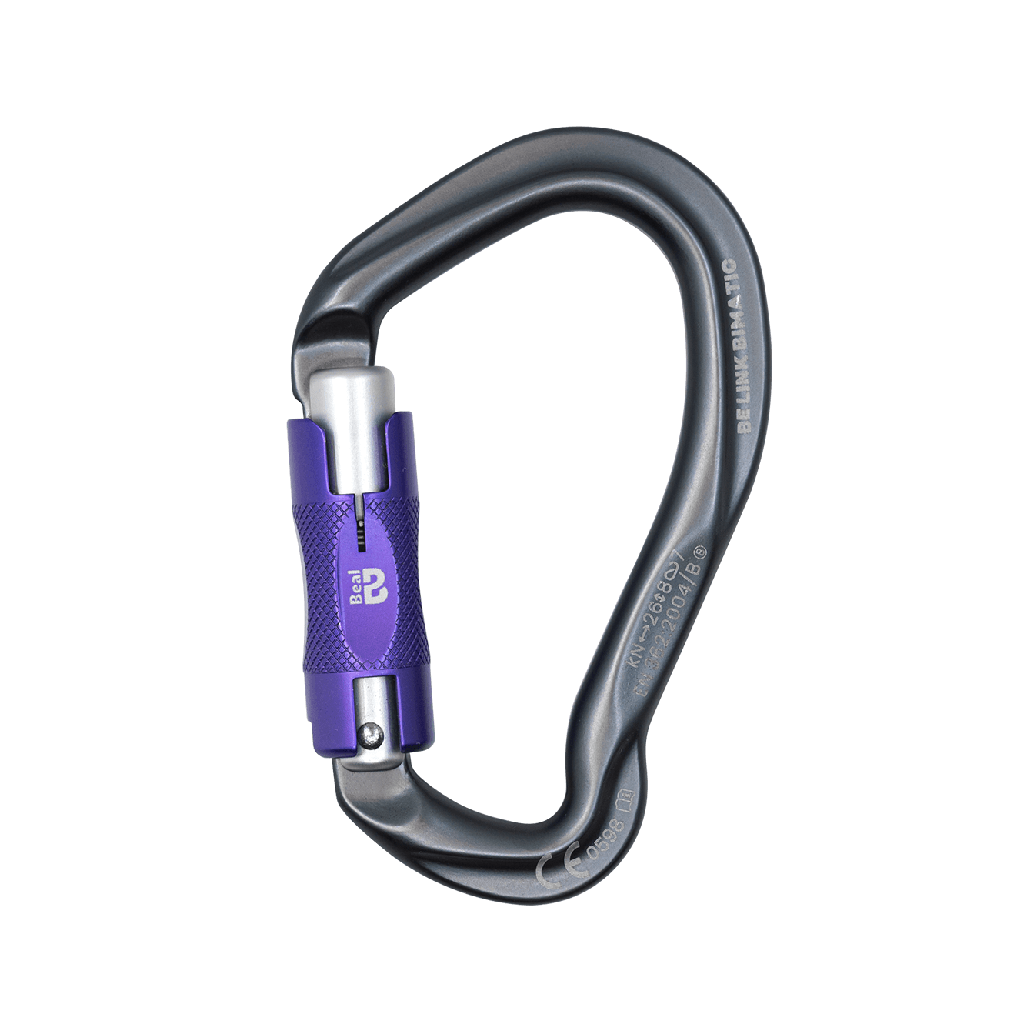 Mousqueton asymétrique - Double action - BE LINK BI MATIC - BEAL®