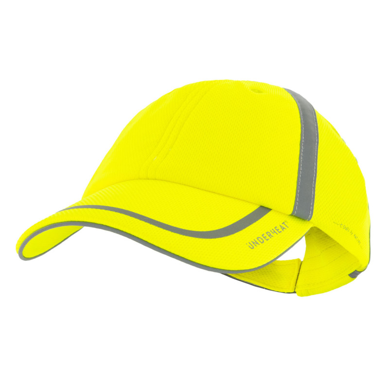 Casquette rafraîchissante haute visibilité avec protection UPF - COOL CAP REFLEX - UNDERHEAT®