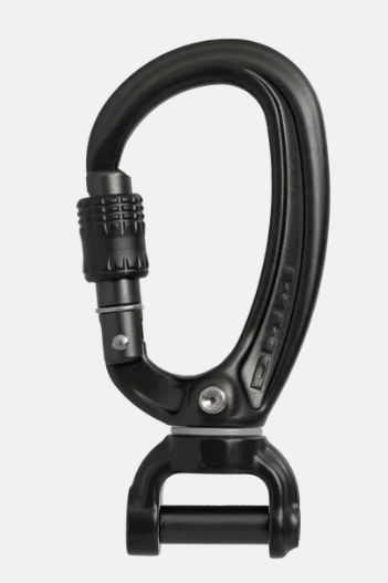 Mousqueton alu avec emerillon - 16mm - NON EPI - XSRE LOCK SWIVEL YOKE - DMM®
