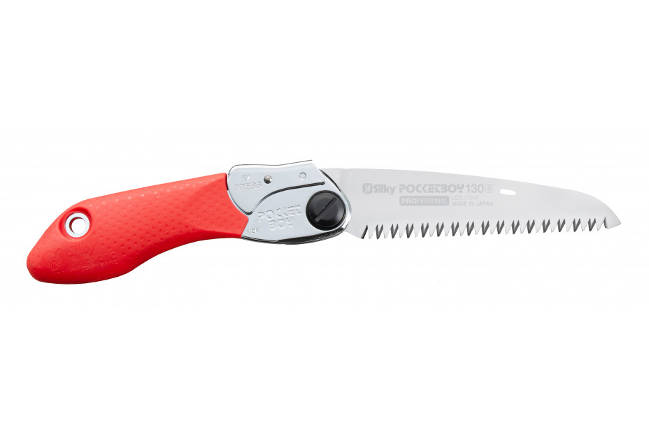 Scie pliante - 130-8 + étui - Denture large - POCKETBOY - SILKY® (Longueur: 13 cm)