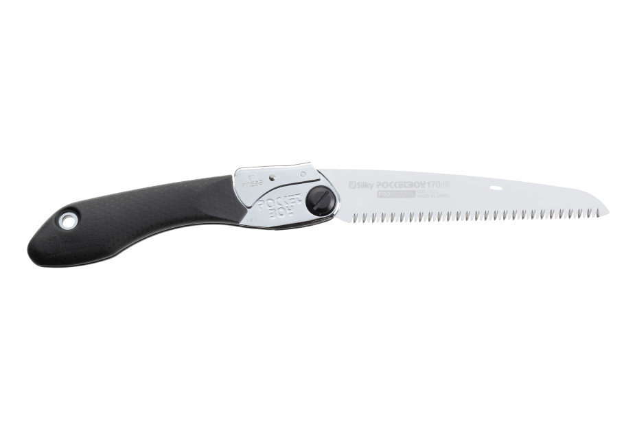 Scie pliante + étui - Denture medium (10) - POCKETBOY - SILKY® (Longueur: 17 cm)