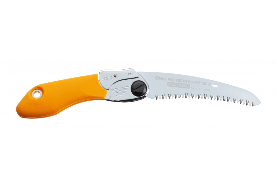 Scie pliante - Curve 130-8 + étui - Denture large - POCKETBOY - SILKY® (Longueur: 13 cm)