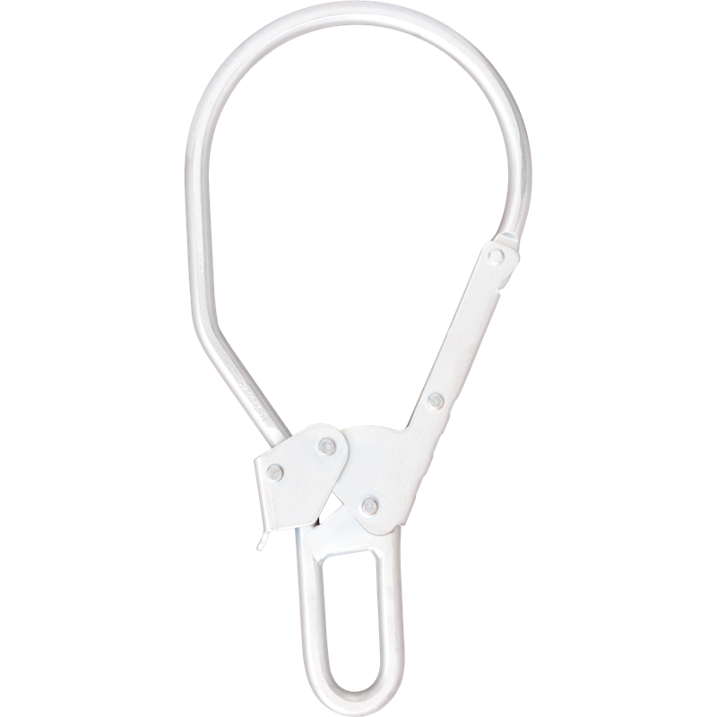 Crochet en acier double action, ouverture 80mm - KRATOS SAFETY®