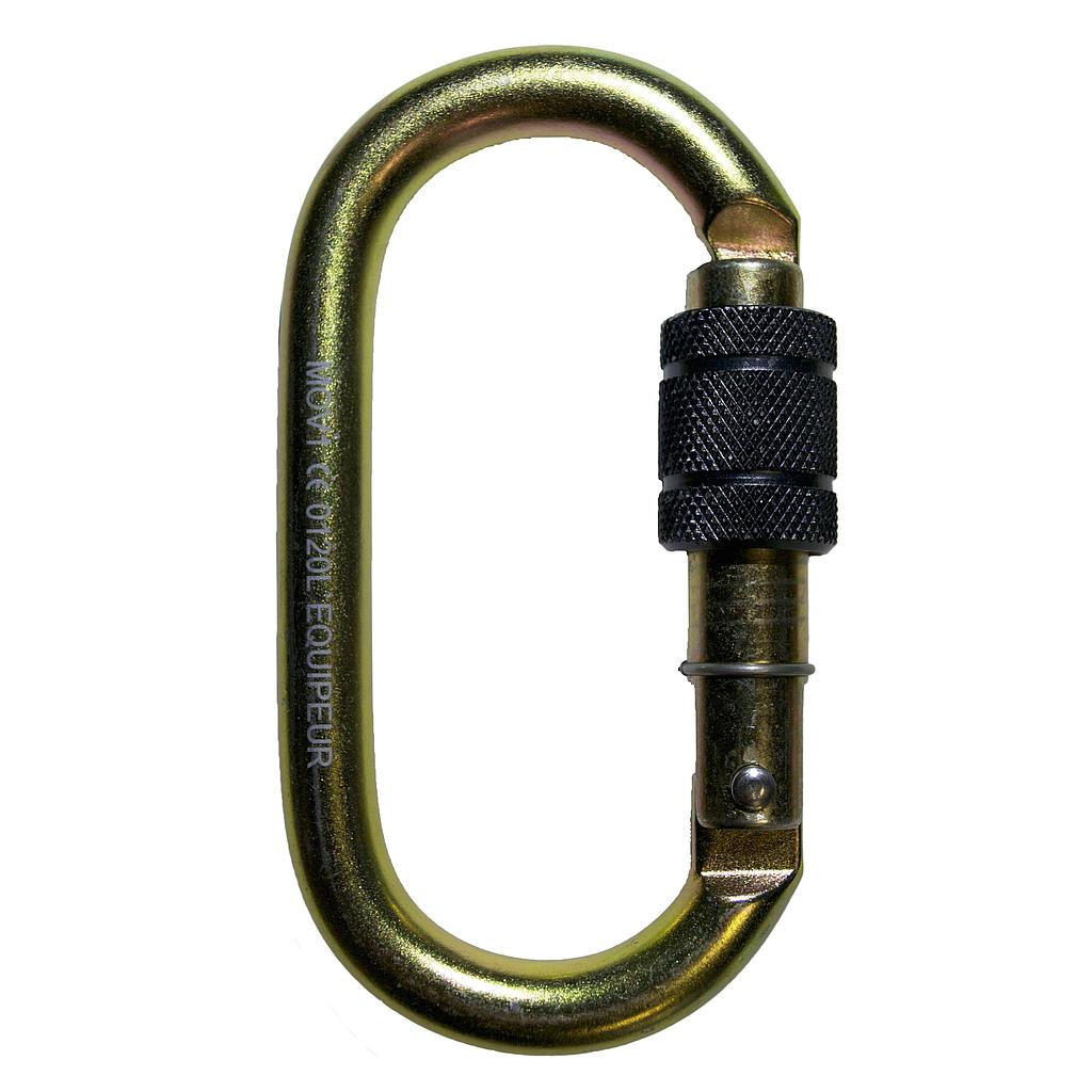 Mousqueton acier ovale - À vis - LEO - L'EEKHOORN®