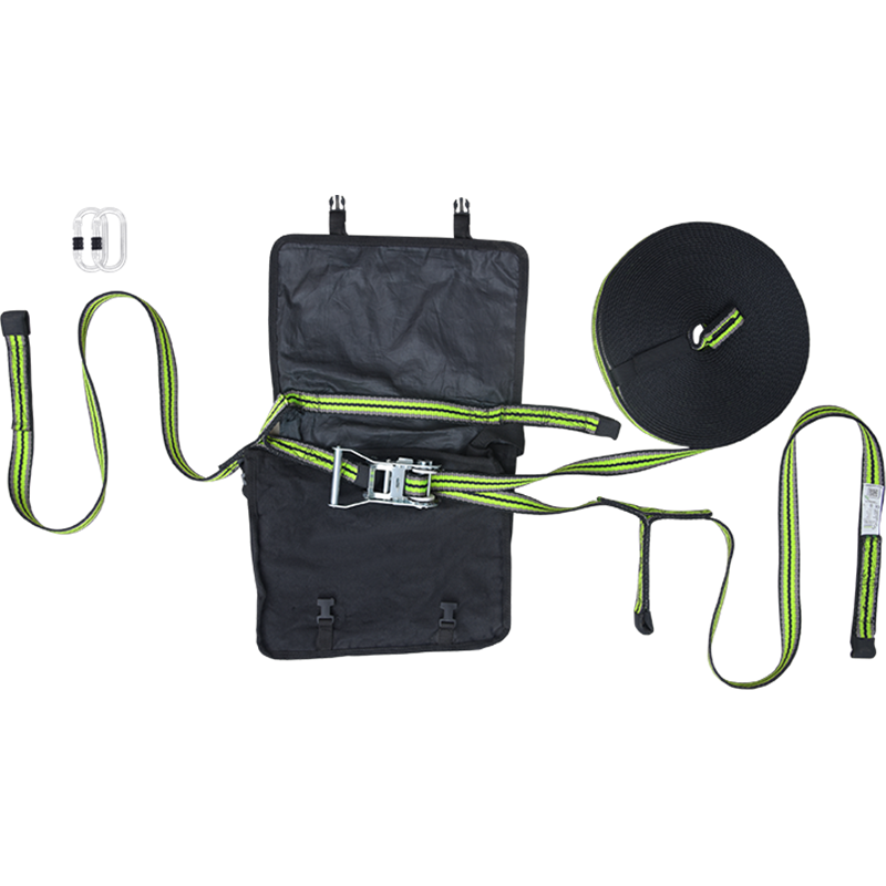 Ligne de vie temporaire horizontale en sangle pour 2 utilisateurs, 2/20m - ECO LINE - KRATOS SAFETY®