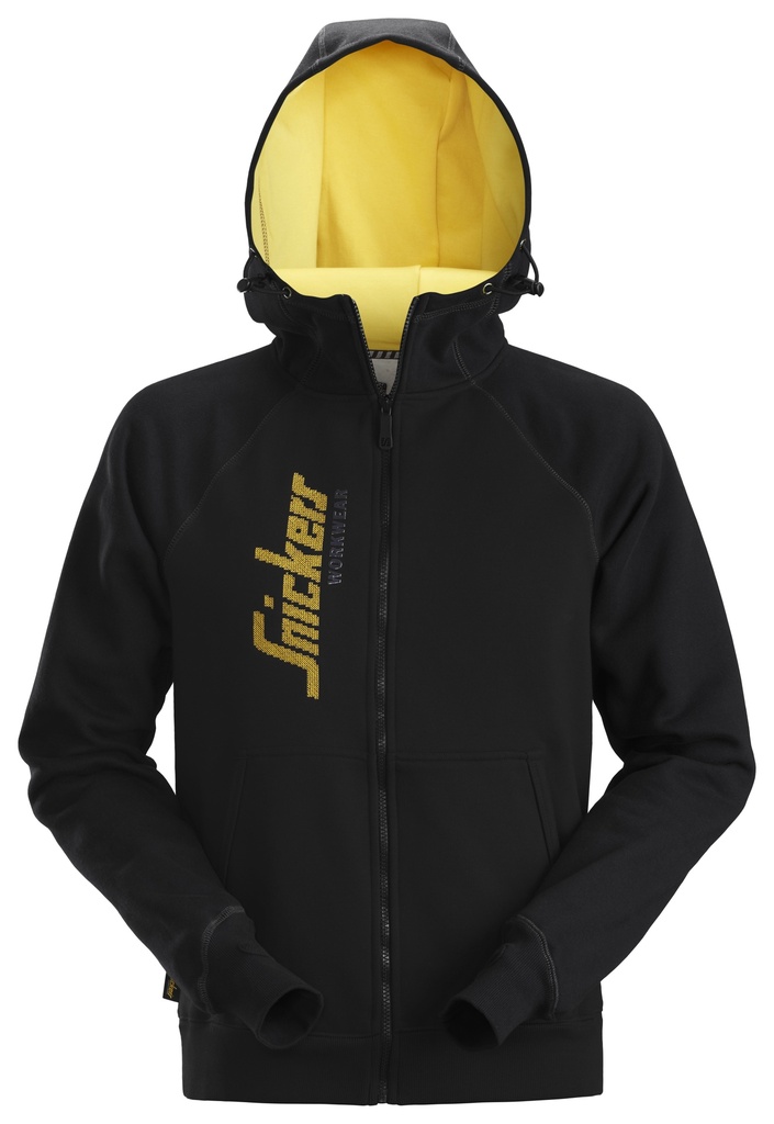 Veste zippée à capuche matelassé avec logo - ALLROUNDWORK - SNICKERS WORKWEAR®