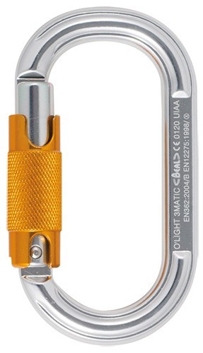 Mousqueton alu ovale - Triple action - O'LIGHT 3 MATIC - BEAL®