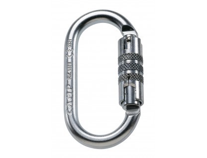 Mousqueton acier ovale - Double action - OVAL PRO 2LOCK - CAMP®