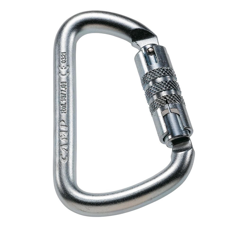 Mousqueton acier en D - Double action - D PRO 2LOCK - CAMP®