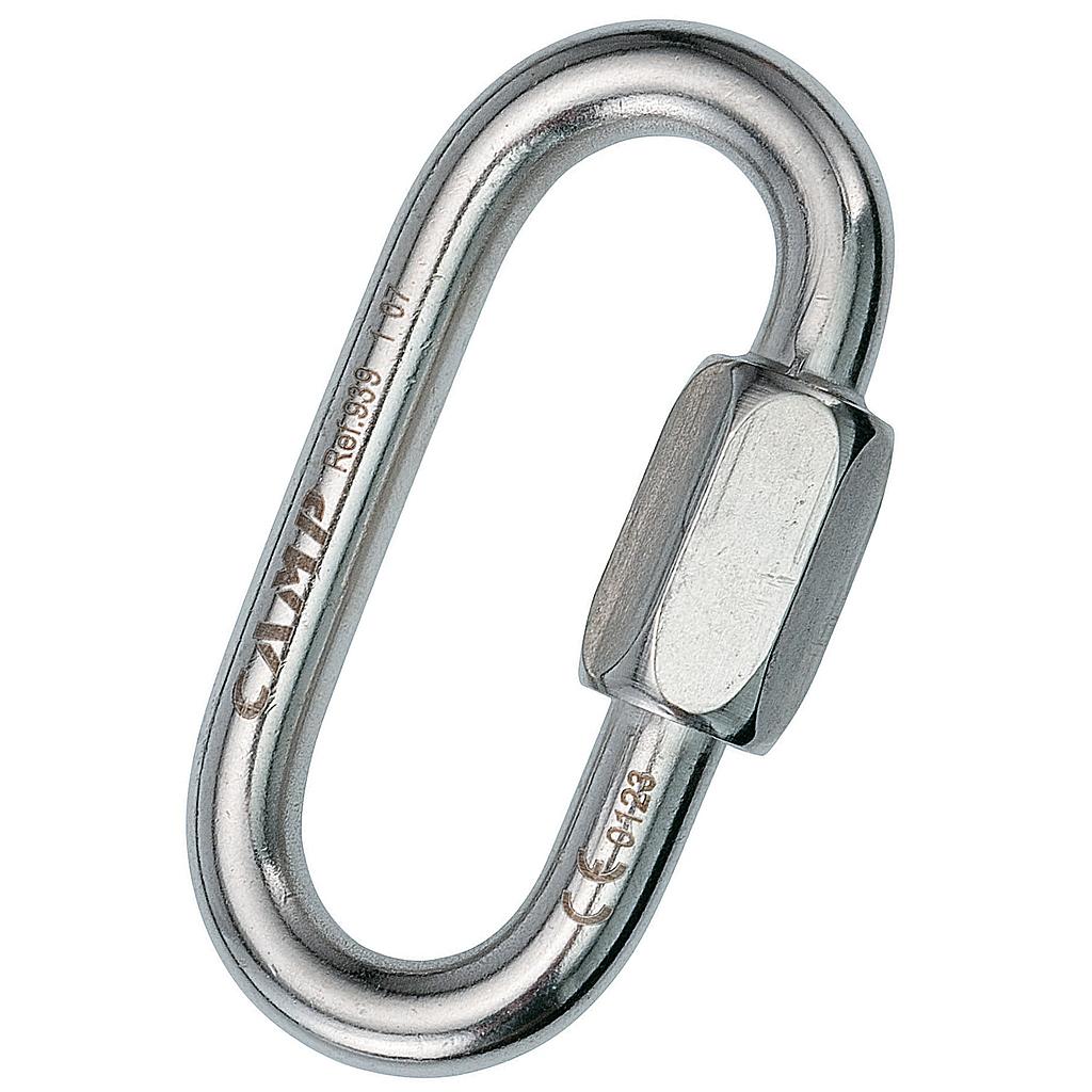 Maillon rapide inox ovale - ø8mm - OVAL QUICK LINK STAINLESS - CAMP®