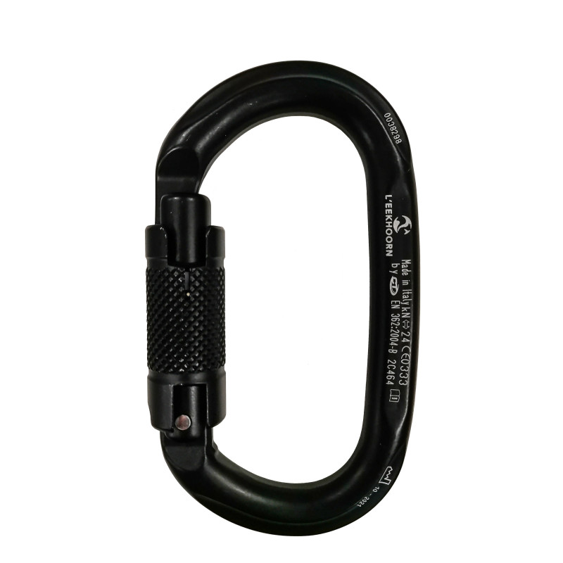 Mousqueton alu ovale - Triple action - TRINUTS - L'EEKHOORN®